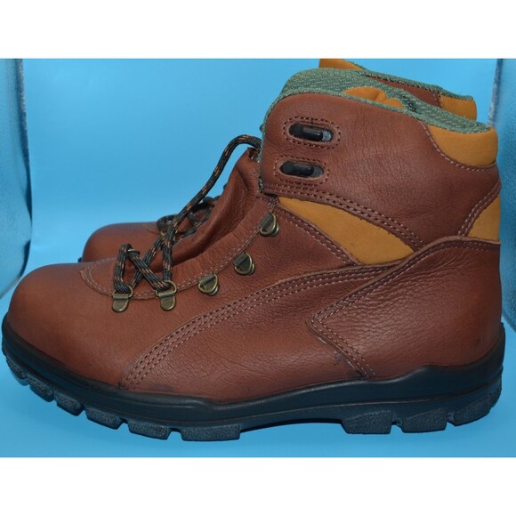 Wolverine Tacoma Steel Toe Work Boots Men’s Sz 10.5 W DuraShocks Brown Leather - Picture 1 of 7